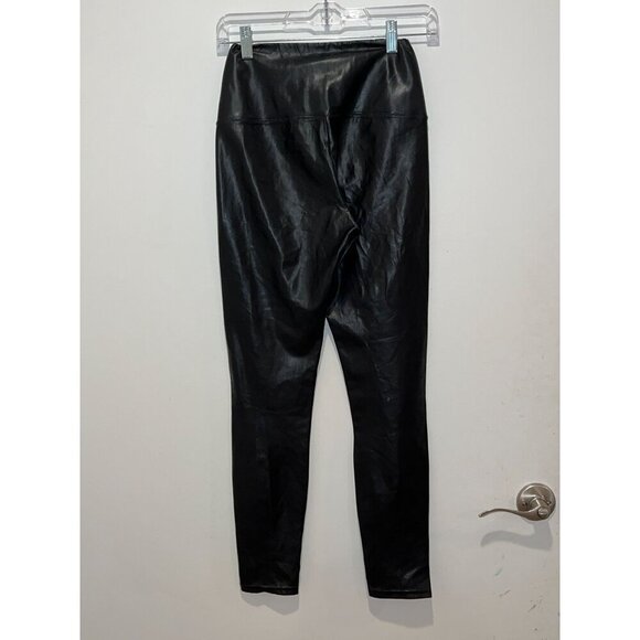 Wilfred Aritzia Free Black Daria High Waisted Vegan Leather pants Women's XS - Picture 5 of 11